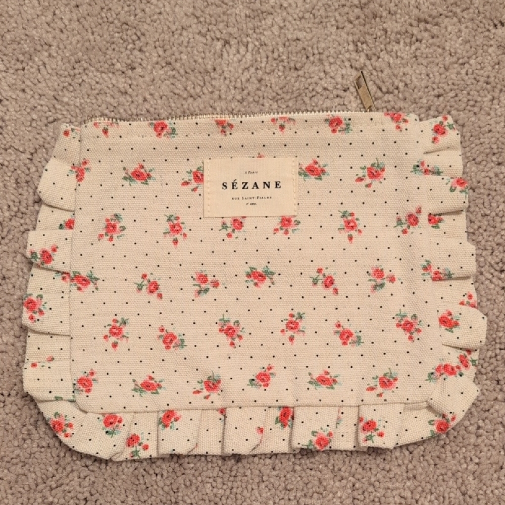 Floral Cream Pouch